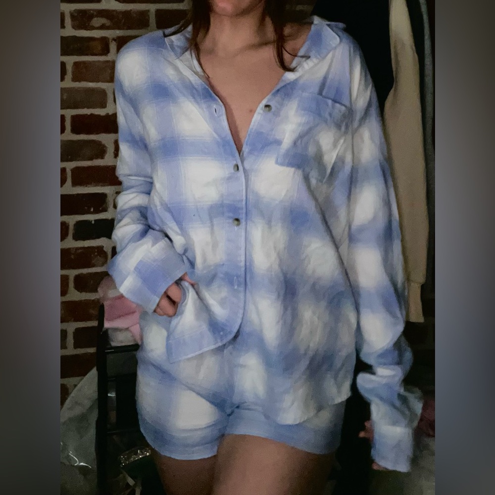 Hollister Plaid Pajama Set